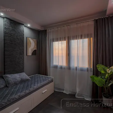 아파트 Endless Horizon View - Free Private Parking Including & Guest Bonus